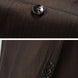Brown Double-Breasted Striped Suit - Nevo Suits