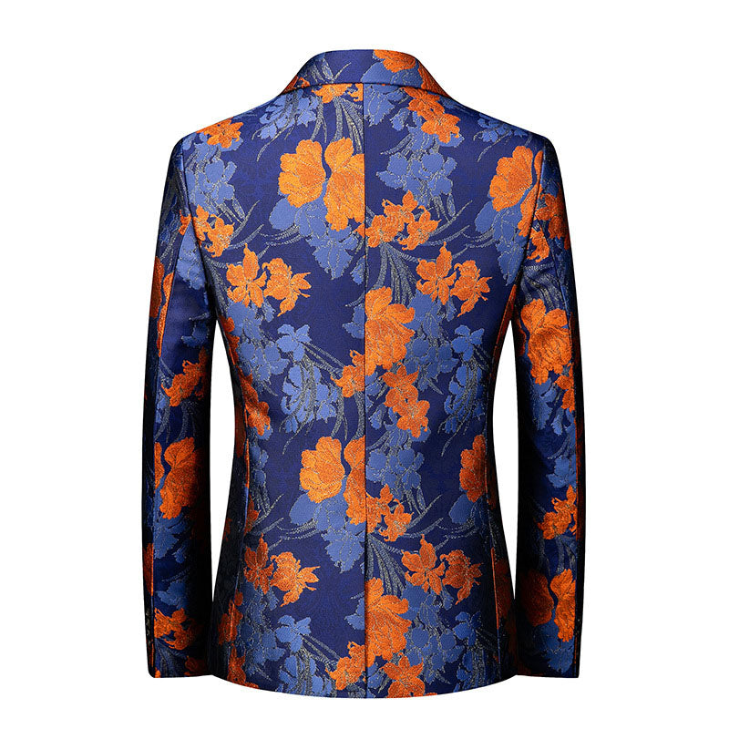 Royal Blue Tuxedo back