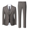 Men's Two-button Three-piece Suit with  Peaked Lapel