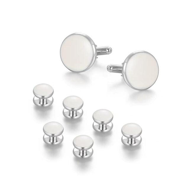 Men's 8-Piece Cufflinks and Shirt Studs Set
