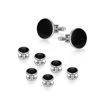 Men's 8-Piece Cufflinks and Shirt Studs Set