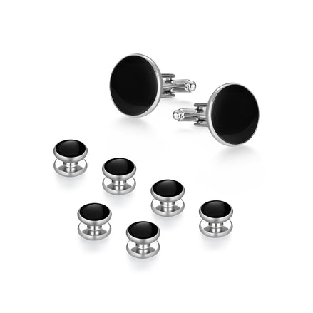 Men's 8-Piece Cufflinks and Shirt Studs Set