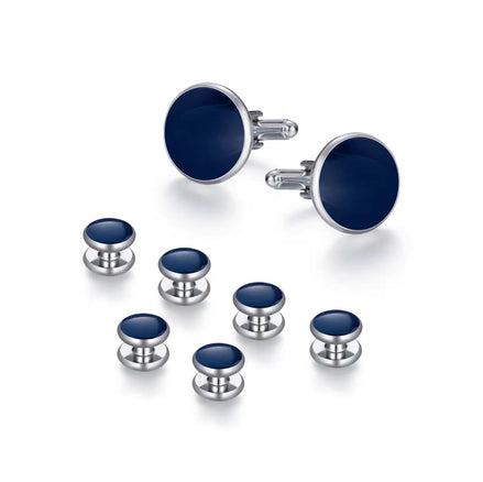 Men's 8-Piece Cufflinks and Shirt Studs Set