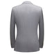 Sharp slim fit back view of The Sterling Pinstripe suit jacket showing structured shoulders