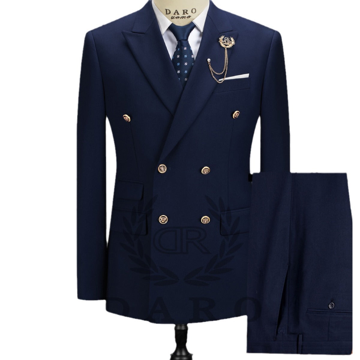 Double-breasted Suit Men