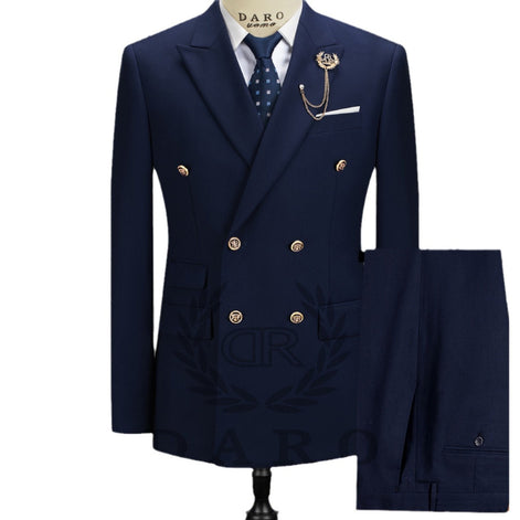 Double-breasted Suit Men