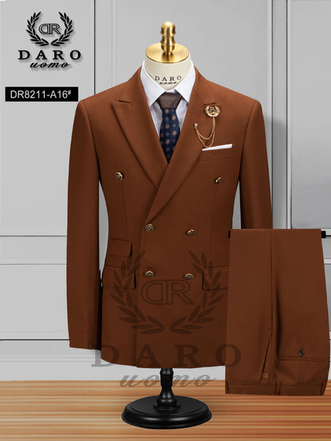Double-breasted Suit Men