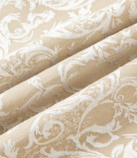 Damask Champagne Suit Fabric