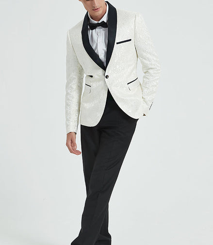 White Wedding Suit
