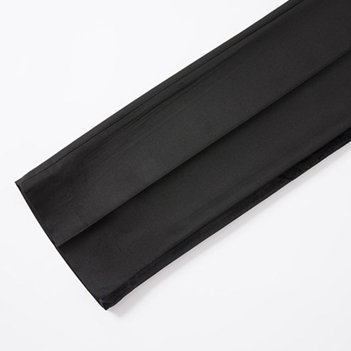 Midnight Nebula - Black Stardust Velvet Double-Breasted Tuxedo - Nevo Suits