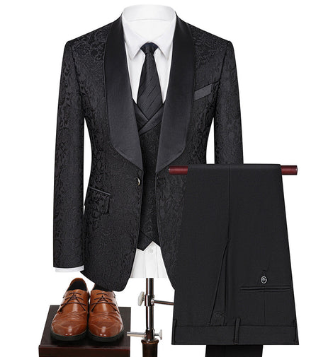 Damask Black Suit