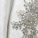 Diamond Empyrean - White Jacquard & Heavy Crystal 3-Piece Tuxedo