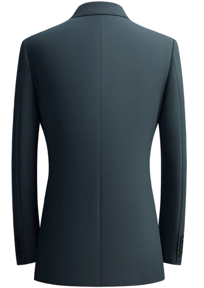 Green Double-Breasted 2-Piece Suit - Nevo Suits
