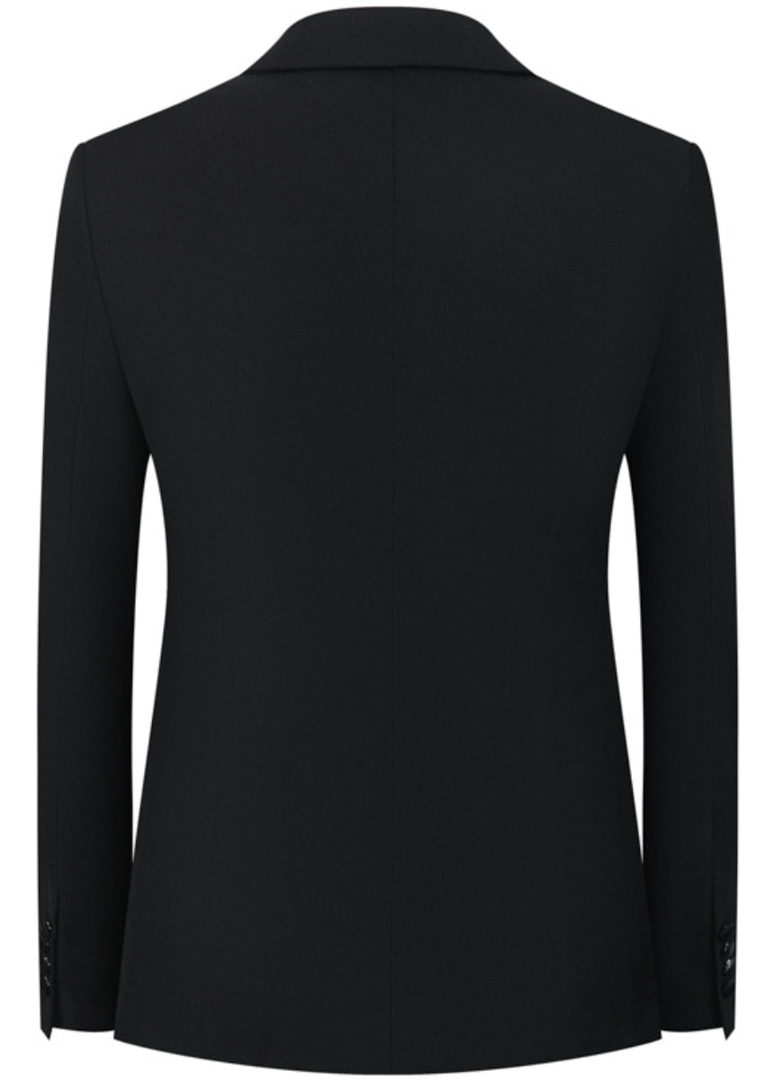 Midnight Mosaic - Black Crystal Tuxedo Back Formal - Nevo Suits