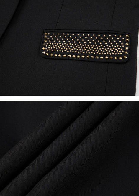 Midnight Mosaic - Black Crystal Tuxedo Model Event - Nevo Suits
