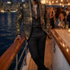 Diadem Pharaoh black dinner jacket with gold crown and scrolling crystal detailing - product view 14