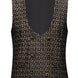 Obsidian Pantheon - Black & Gold Greek-Key Jacquard Peak Lapel 3-Piece Tuxedo - Nevo Suit™