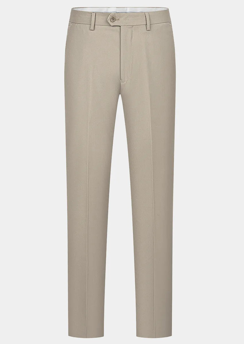 Men’s Tan Jacquard 3-Piece Wedding Groom Tuxedo