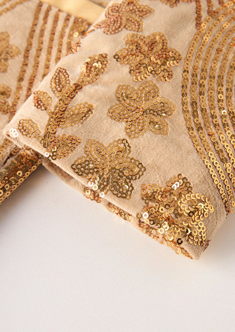 The Solar Flare - Champagne Gold Sequin Dinner Jacket