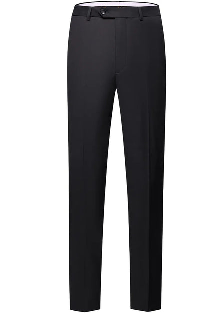 Men’s 3-Piece Black Tuxedo with Gold Embroidery and Barge Collar