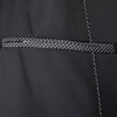 The Gilded Aurelius - Black & Gold Sequin 2-Piece Tuxedo Set