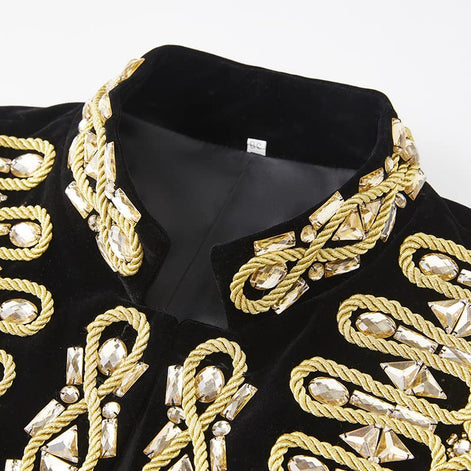Orion Regalia - Crystal Braided Velvet 2-PieceTuxedo
