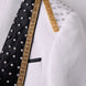 The Majestic Prince - White Rose Jacquard & Gold Beaded Contrast Tuxedo Set