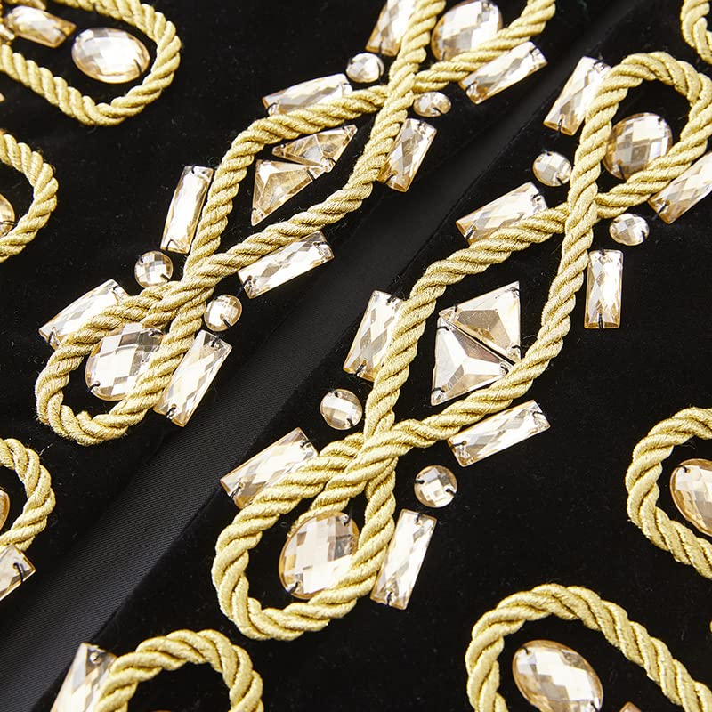 Orion Regalia - Crystal Braided Velvet 2-PieceTuxedo