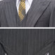 Men’s 3-Piece Slim Fit Plaid Suit Set for Business and Wedding