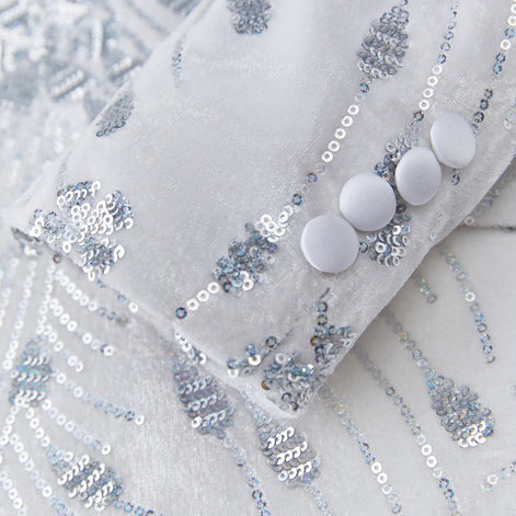 Silver Falling Stars sequin jacket - 6