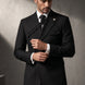 Monolith Sentinel - Black Pinstripe Asymmetric 2-Piece Suit