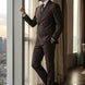 Sienna Citadel - Brown Pinstripe Double-Breasted 2-Piece Suit