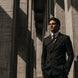 Monolith Sentinel - Black Pinstripe Asymmetric 2-Piece Suit