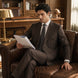 Sienna Citadel - Brown Pinstripe Double-Breasted 2-Piece Suit