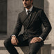 Monolith Sentinel - Black Pinstripe Asymmetric 2-Piece Suit