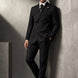 Monolith Sentinel - Black Pinstripe Asymmetric 2-Piece Suit