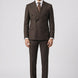 Sienna Citadel - Brown Pinstripe Double-Breasted 2-Piece Suit