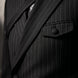Monolith Sentinel - Black Pinstripe Asymmetric 2-Piece Suit