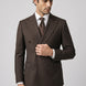 Sienna Citadel - Brown Pinstripe Double-Breasted 2-Piece Suit