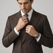 Sienna Citadel - Brown Pinstripe Double-Breasted 2-Piece Suit