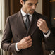 Sienna Citadel - Brown Pinstripe Double-Breasted 2-Piece Suit