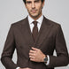 Sienna Citadel - Brown Pinstripe Double-Breasted 2-Piece Suit