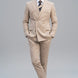 Alabaster Sentinel - Beige Pinstripe 2-Piece Suit - Nevo Suits