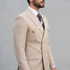 Alabaster Sentinel - Beige Pinstripe 2-Piece Suit - Nevo Suits