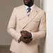 Alabaster Sentinel - Beige Pinstripe 2-Piece Suit - Nevo Suits