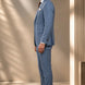 Atlas Envoy - Steel Blue Pinstripe 3-Piece Suit Set