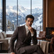 Sienna Citadel - Brown Pinstripe Double-Breasted 2-Piece Suit