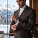 Sienna Citadel - Brown Pinstripe Double-Breasted 2-Piece Suit