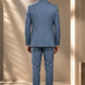 Atlas Envoy - Steel Blue Pinstripe 3-Piece Suit Set