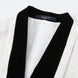 Frost Shadow - White Leaf Jacquard Velvet 3-Piece Tuxedo